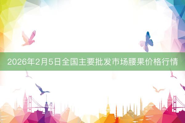 2026年2月5日全国主要批发市场腰果价格行情