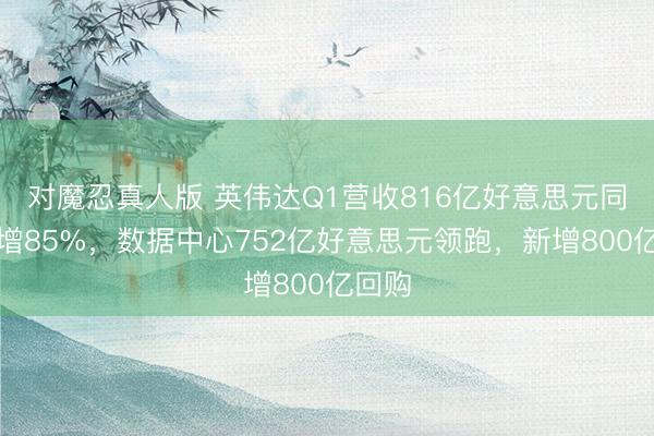 对魔忍真人版 英伟达Q1营收816亿好意思元同比大增85%，数据中心752亿好意思元领跑，新增800亿回购
