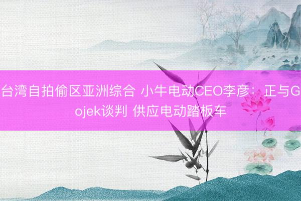 台湾自拍偷区亚洲综合 小牛电动CEO李彦：正与Gojek谈判 供应电动踏板车